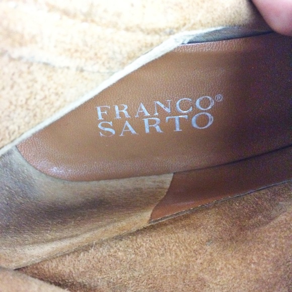 *SOLD* Suede Fur Cuff Zip Boots Sz 8.5 - Picture 8 of 8